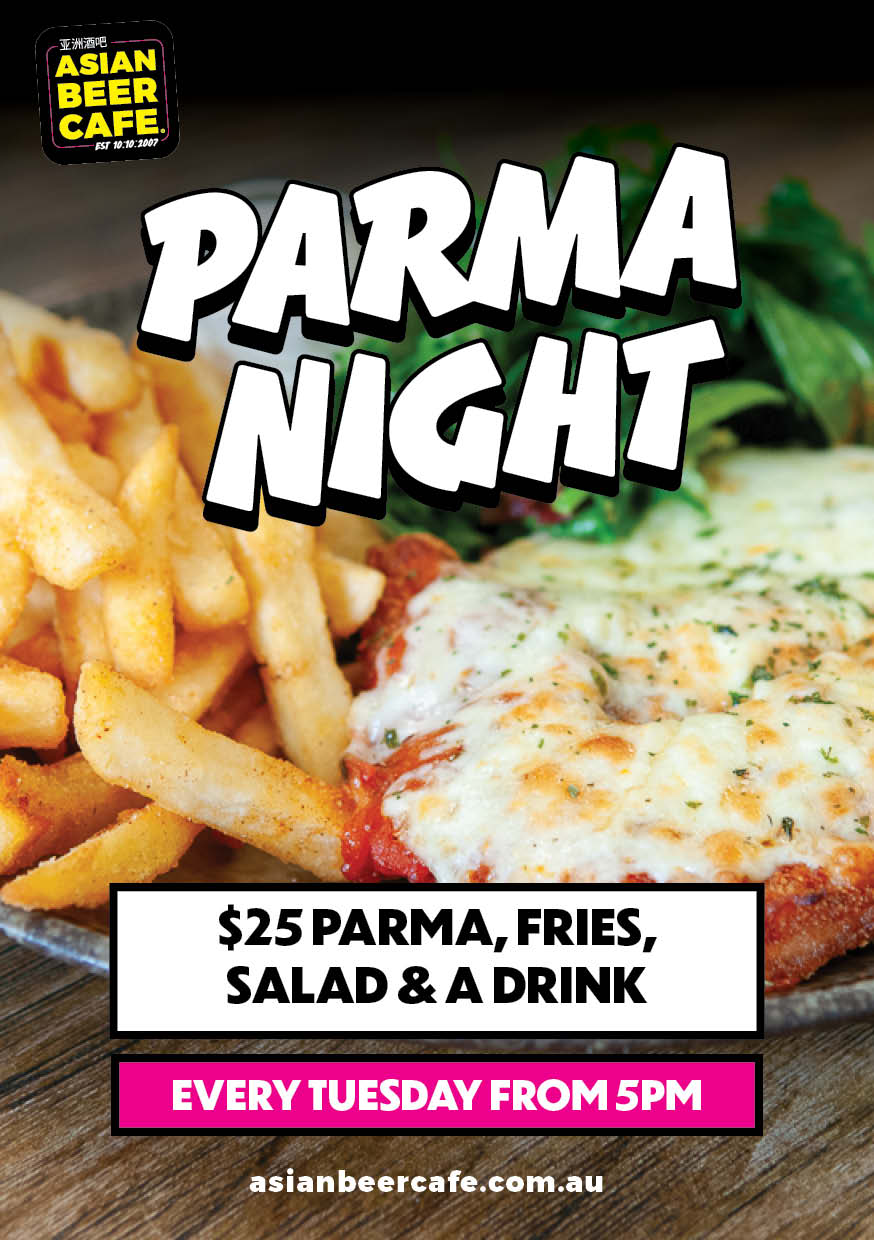 ABC TUES Parma Menu
