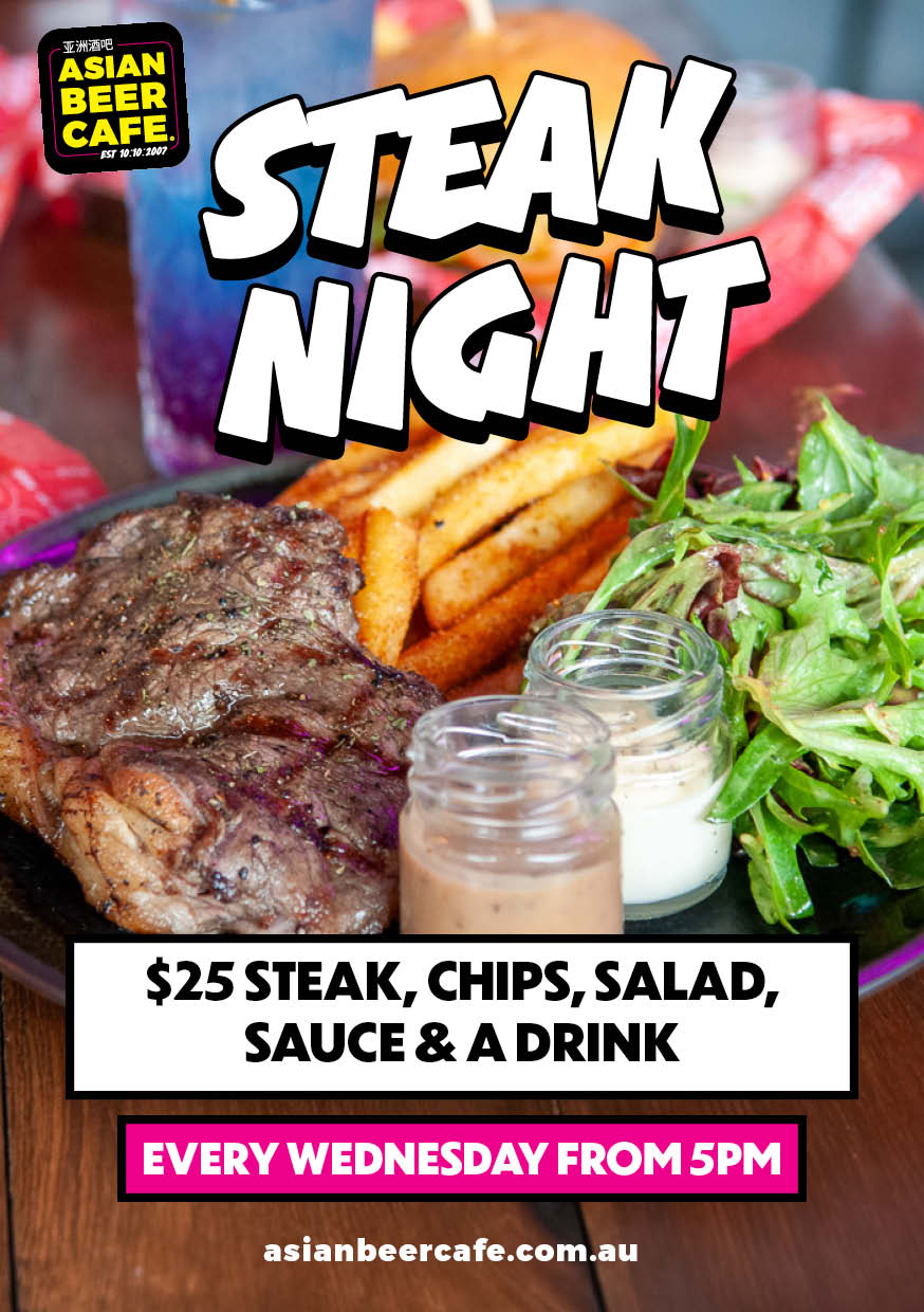 ABC WEDS Steak Menu