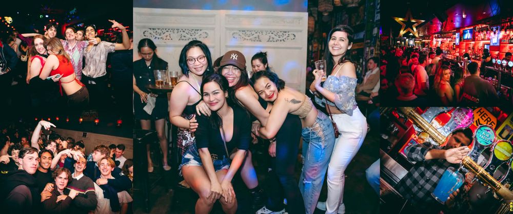 A packed Asian Beer Cafe on a DJ night