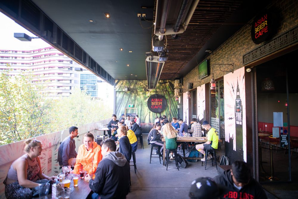 The Asian Beer Cafe balcony